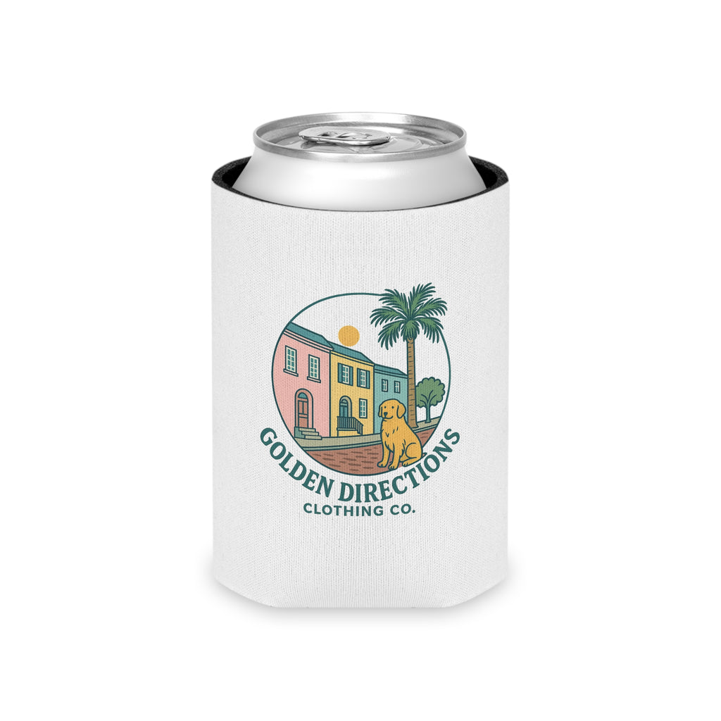 Charleston Rainbow Row Koozie