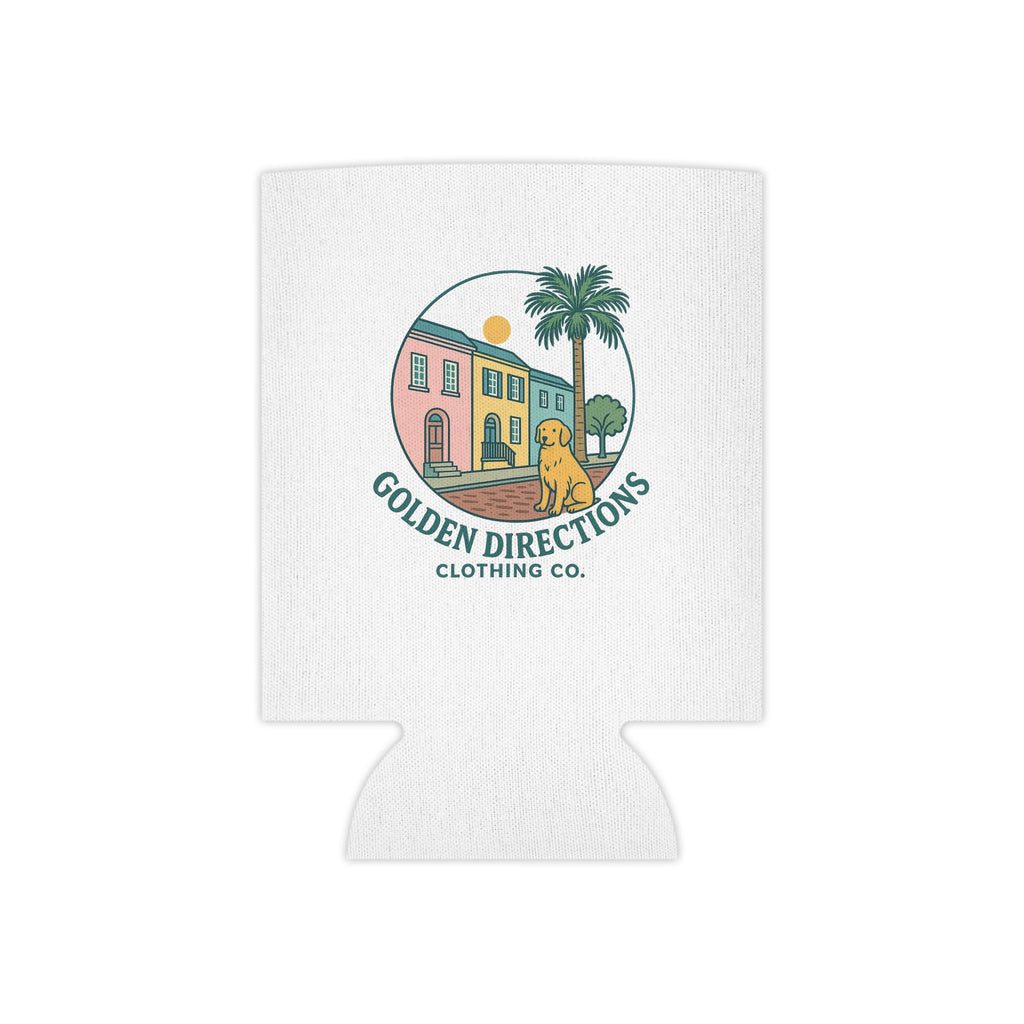 Charleston Rainbow Row Koozie