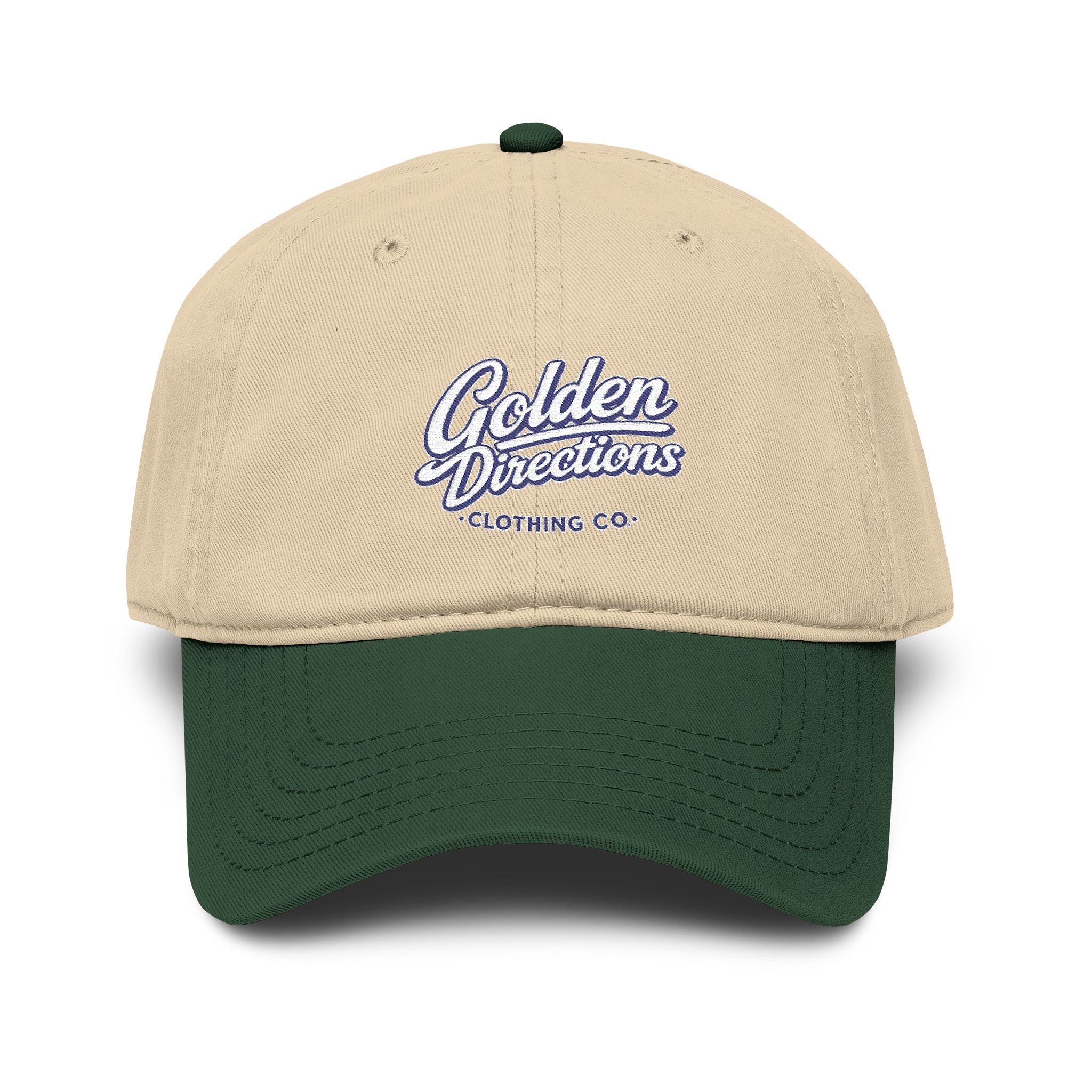 Vintage Logo Script Stitched Dad Hat