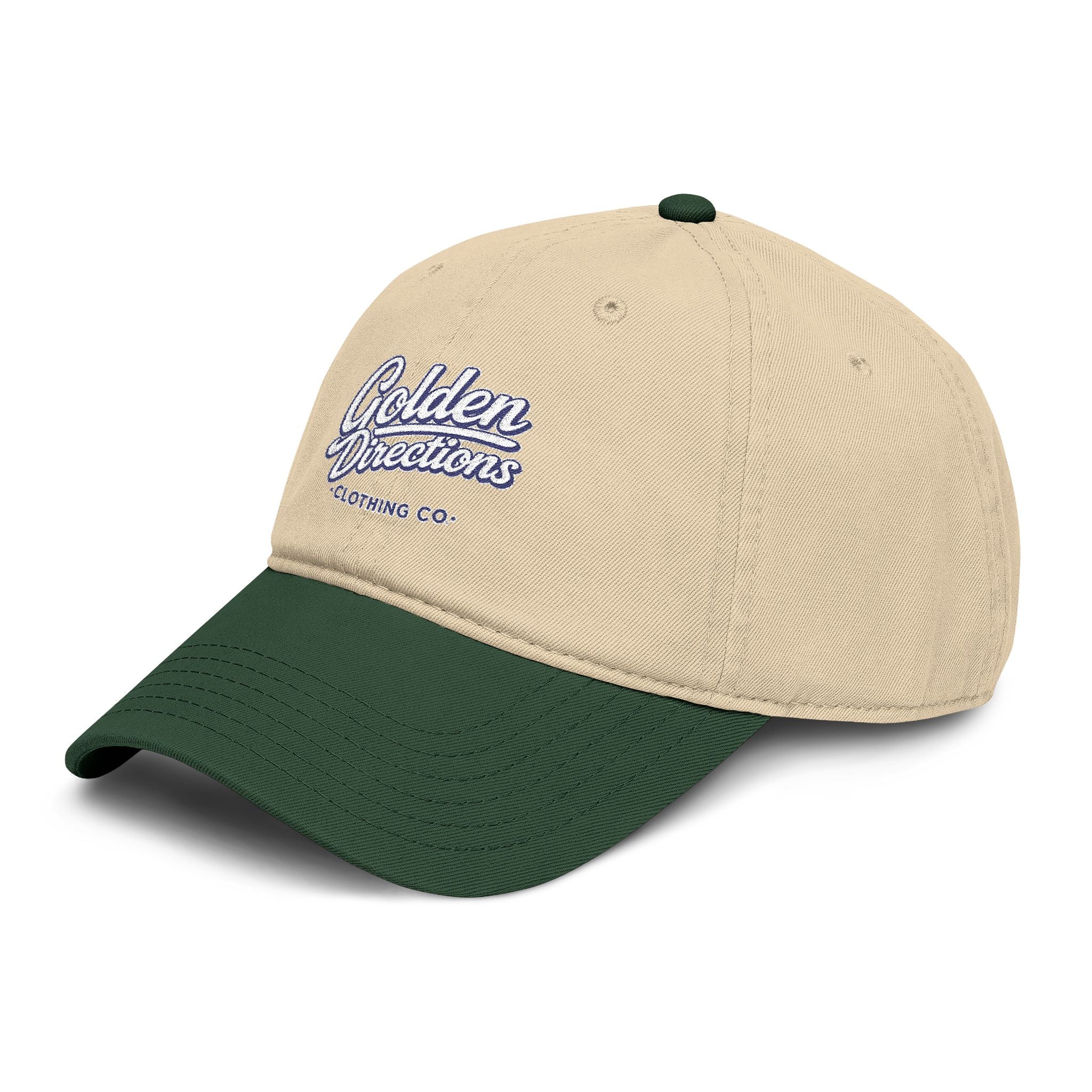 Vintage Logo Script Stitched Dad Hat