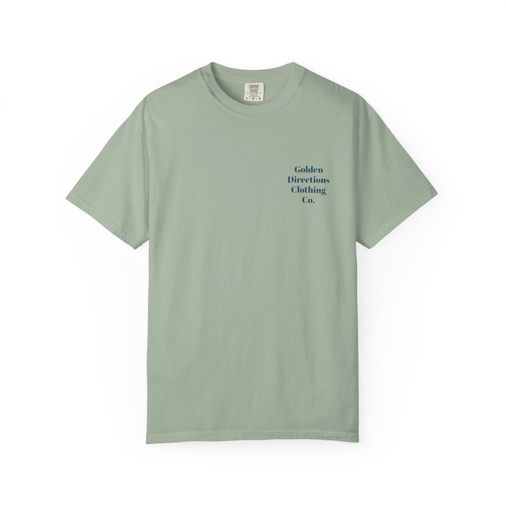 Golden Directions Clothing Co. Retro Wave Garment-Dyed T-Shirt