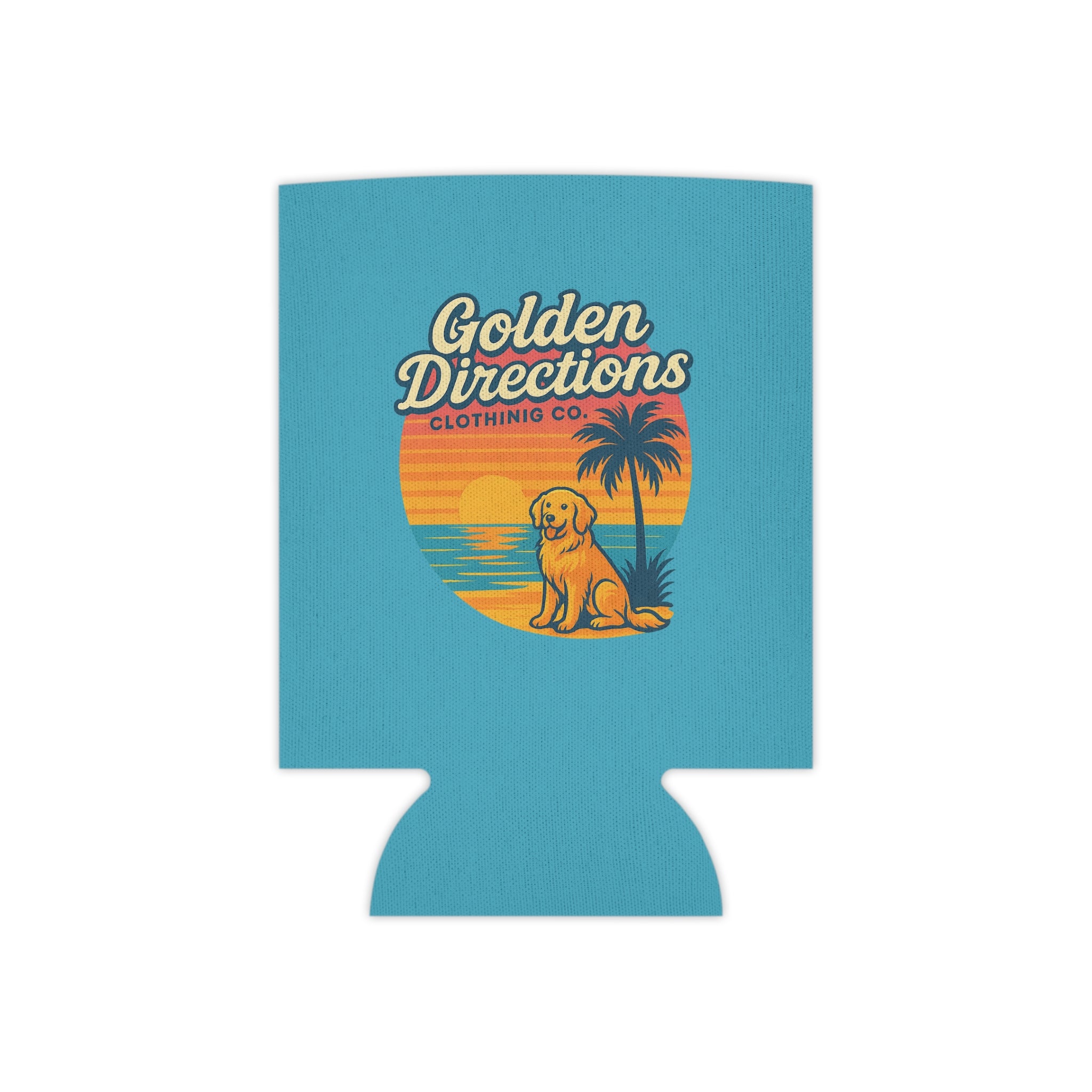 Retro Sunset Koozie