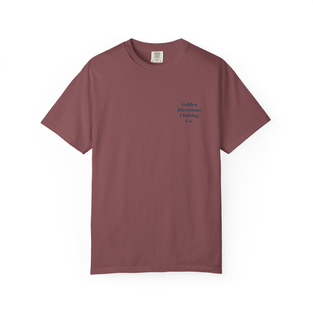 Golden Directions Clothing Co. Retro Sunset T-shirt - Garment-Dyed