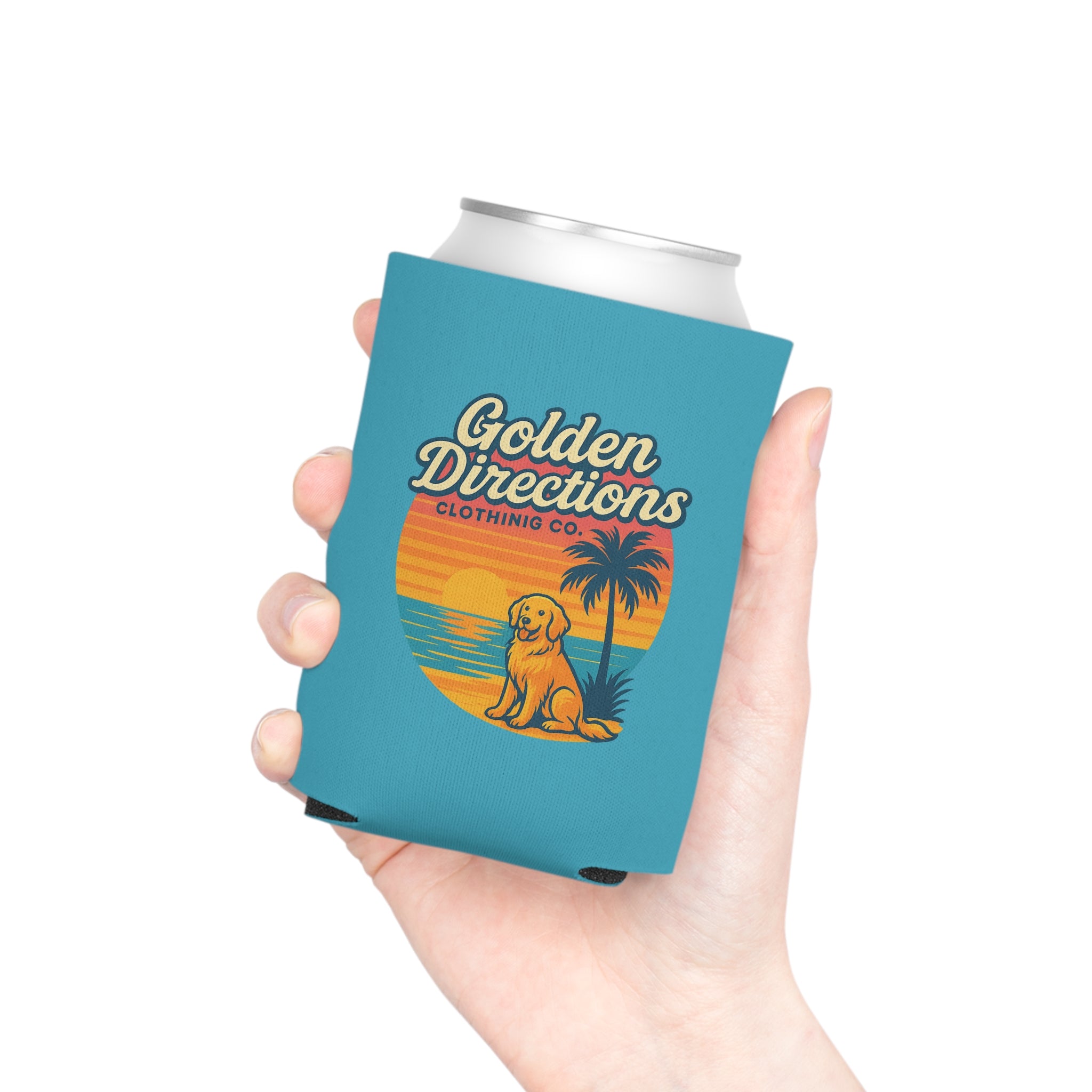 Retro Sunset Koozie